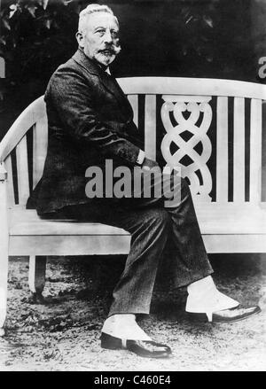 Emperor Wilhelm II in exile in Netherlands, 1929 Stock Photo