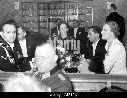 Reich Minister Dr. Josef Goebbels, his wife Magda Goebbels and stepson ...