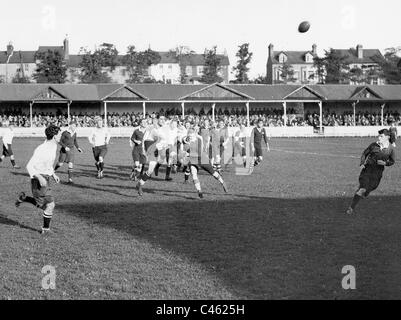 Opening of the rugby season, 1930 Stock Photo