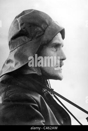 Watch officer of a German U-boat in the Second World War Stock Photo