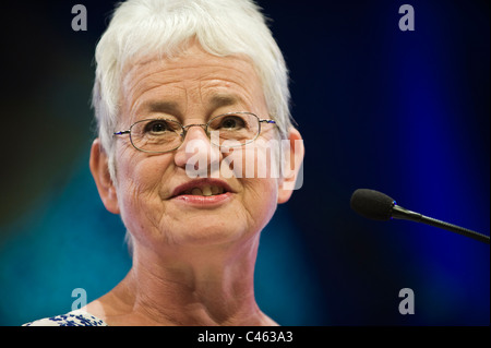 Dame Jacqueline Wilson children's author pictured at Hay Festival 2011 Stock Photo