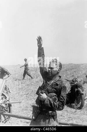 Waffen-SS in the Caucasus, 1942 Stock Photo