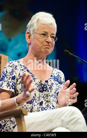 Dame Jacqueline Wilson children's author pictured at Hay Festival 2011 Stock Photo