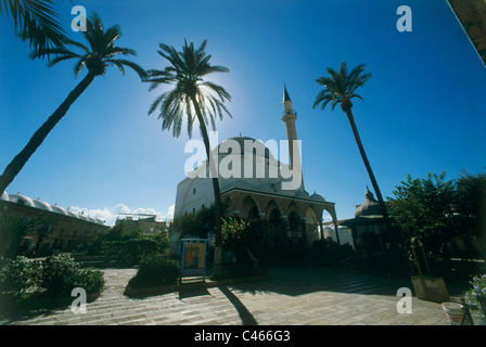 Photograph of the Al Jazar mosque in the old city of Acre Stock Photo