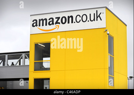 General view of the online retailer Amazon's distribution centre in Swansea, South Wales Stock Photo