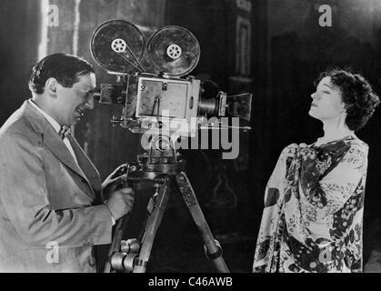 Pola Negri and Ernst Lubitsch, 1924 Stock Photo