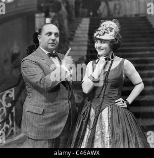 Pola Negri and Dimitri Buchowetzki, 1924 Stock Photo