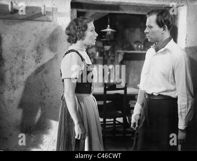Brigitte Horney and Joachim Gottschalk in 'The Girl from Fano', 1941 Stock Photo