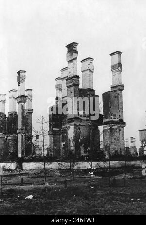 Second World War: Destroyed Cities in the Soviet Union Stock Photo