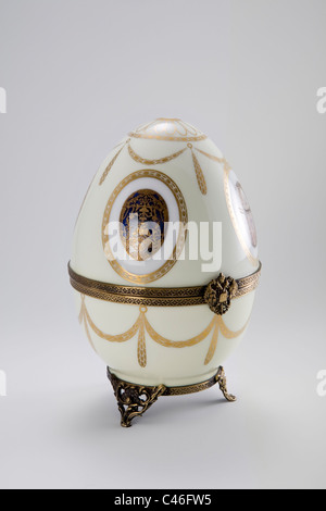 Reproduction of Faberge egg, replica Stock Photo