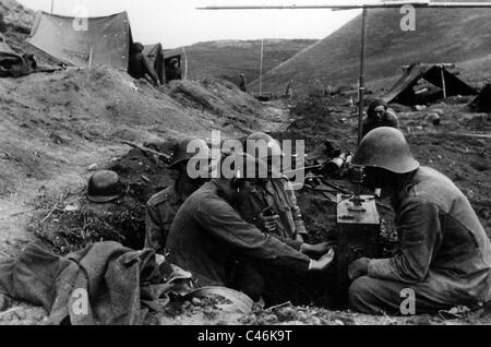 Second World War: Italian and Romanian Troops fighting in the Stalingrad area, 1942-1943 Stock Photo