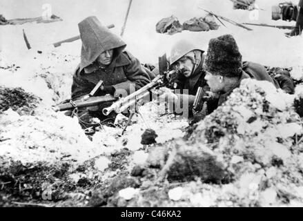 Romanian troops during the Battle of Stalingrad, 1943 Stock Photo