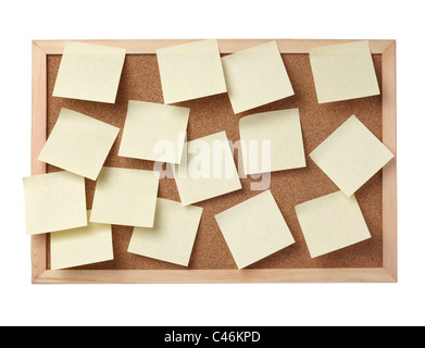 close up of note paper Stock Photo