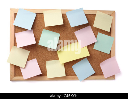 close up of note paper Stock Photo