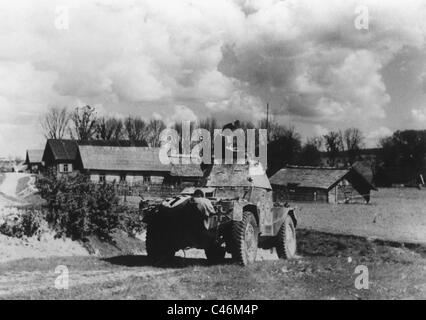 Second World War: Troops of German Army Group North in Lithuania: Kaunas, Vilnius, 1941 Stock Photo