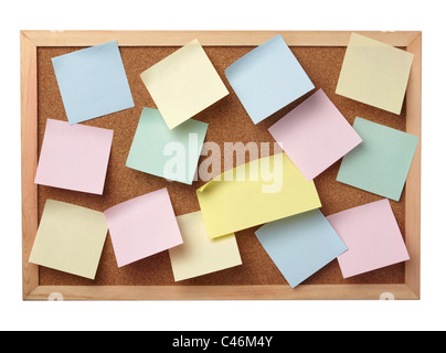 close up of note paper Stock Photo