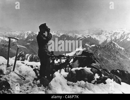 Troops in the Caucasus mountains, 1942 (b/w photo Stock Photo - Alamy