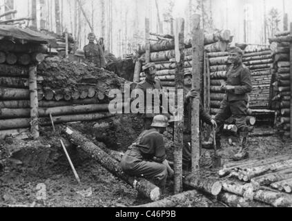 Second World War: Eastern Front. Staves and command posts of the Stock ...