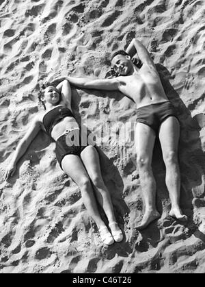 Holidays and leisure in Germany, before the outbreak of World War II, 1939 Stock Photo