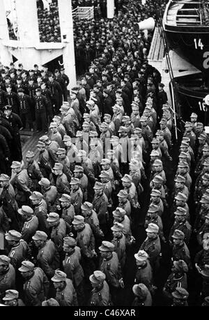 Second World War: Norwegian campaign. Battles of Narvik, 1940 Stock Photo