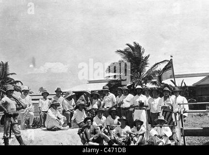 Cruiser 'Emden' in the Indian Ocean, 1914 Stock Photo