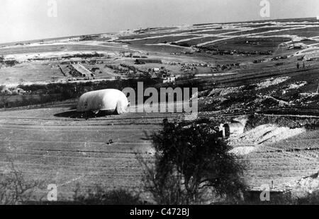 German observation balloon, 1916 Stock Photo