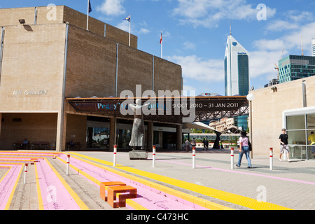 Perth Cultural Centre and Art Gallery of Western Australia. Perth, Western Australia, Australia Stock Photo