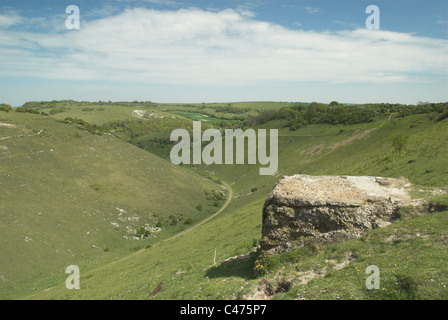 The Devil's Dyke in the South Downs National Park in southern England. Stock Photo