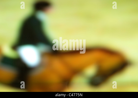 equestrian - abstract blur Stock Photo
