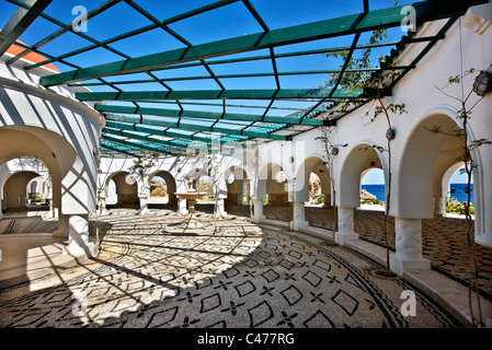 One of the Rotondas of Kalithea springs, close to the town of Kalithea, Rhodes island, Dodecanese, Greece Stock Photo