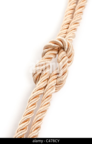 Rope Knot close up shot Stock Photo