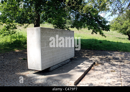 John F Kennedy Memorial, Runnymede, Berkshire, England UK. Stock Photo