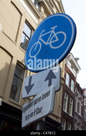 Sign in Amsterdam Stock Photo