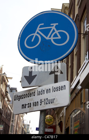 Sign in Amsterdam Stock Photo