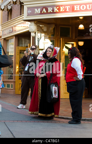 Halloween costume in Disneyland Stock Photo