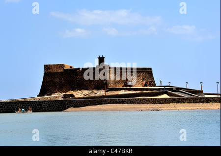 Castle San Gabriel, an Archaeological Museum, Arrecife, Lanzarote, 'Canary Islands', Spain Stock Photo