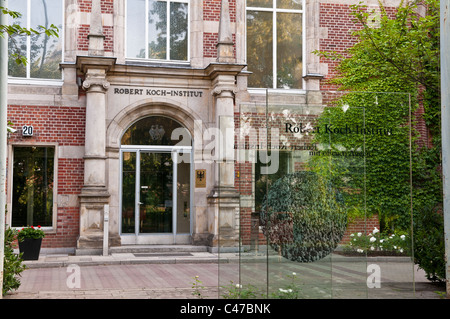 Main entrance of the Robert Koch Institute, Berlin, Germany Stock Photo