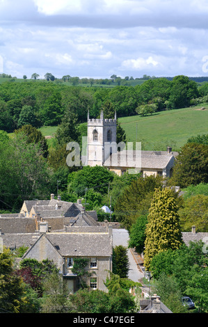 Naunton village, Gloucestershire, England, UK Stock Photo