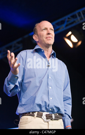 Simon Sebag Montefiore historian writer author pictured at Hay Festival 2011 Stock Photo