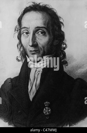 Nicolo Paganini, Stock Photo