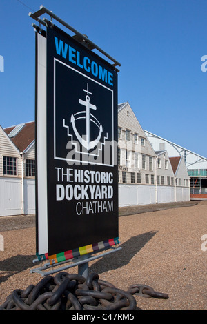 Chatham, Historic Dockyard Entrance Stock Photo - Alamy