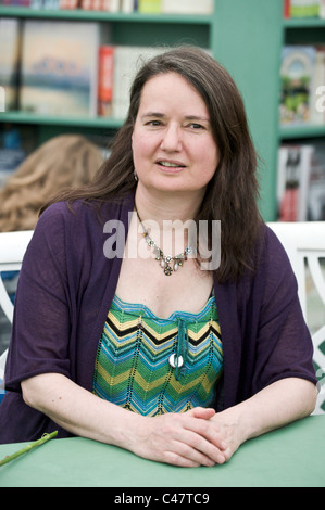 Jo Shapcott poet pictured at Hay Festival 2011 Stock Photo