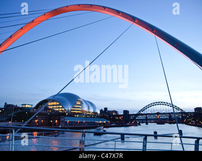 Newcastle Gateshead Stock Photo