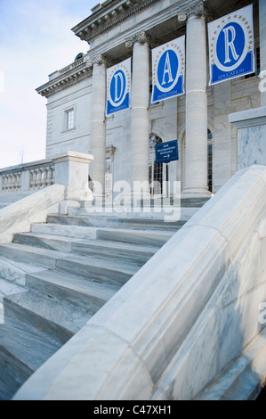 The Daughters of the American Revolution (DAR) Memorial Continental Hall in Washington DC Stock Photo