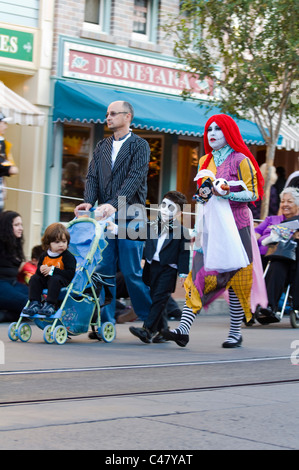 Halloween costume in Disneyland Stock Photo