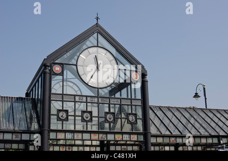 Clock in Wolverhampton city centre, West Midlands, England, UK Stock Photo