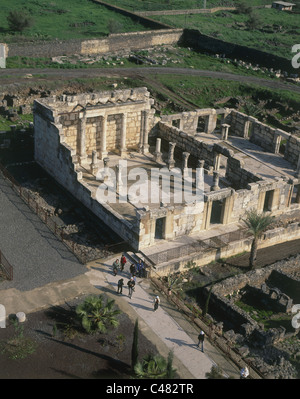 Aerial view of Capernaum on the Sea Of Galilee, Israel Stock Photo - Alamy