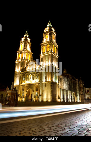 Cathedral in Campeche, Yucatan, Mexico Stock Photo