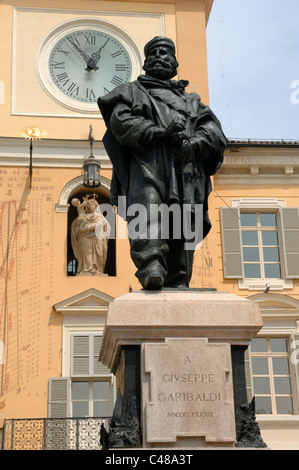 Palazzo del Governatore on Piazza Garibaldi in Parma Stock Photo