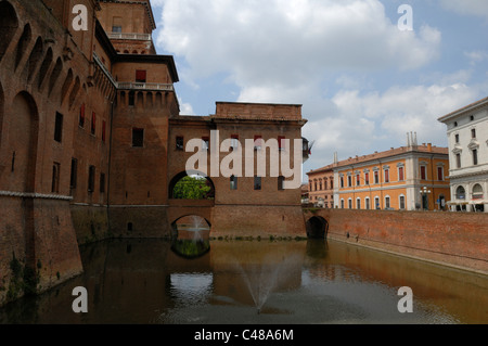 Castello Estense in Ferrara Stock Photo